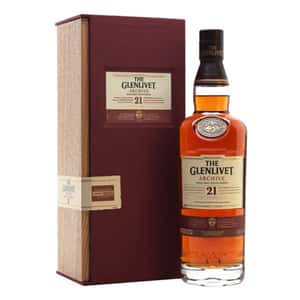 其他威士忌 威士忌 Glenlivet 21 Years Single Malt Archive 格蘭利威 金利21年麥芽威士忌 木盒裝 700ml