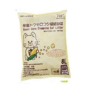 貓砂推薦：ROYAL PET148 帝皇粟米凝結砂 原味 8L