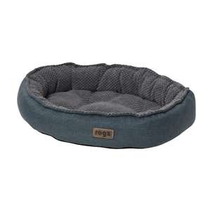 寵物床墊用品 ROGZ 寵物床墊 CUDDLE 貓床 橢圓款 Petrol (M) (CPAO/M-P)