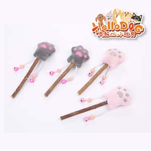 HelloDOG 狗玩具 HelloDOG 玩具嚴選 貓薄荷解壓玩具 木天蓼棒貓爪 1件 (隨機款)