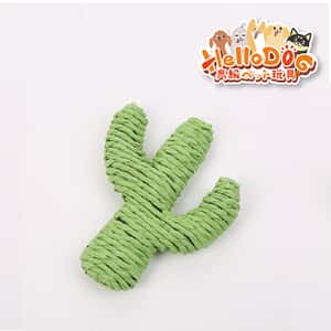 逗貓棒 貓玩具 HelloDOG 玩具嚴選 仙人掌耐咬磨爪1件