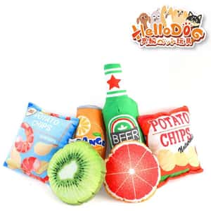 HelloDOG 狗玩具 HelloDOG 玩具嚴選 發聲磨牙潔齒啤牌報紙 1件(內含響紙)