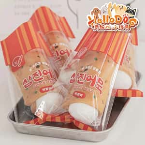 HelloDOG 狗玩具 HelloDOG 玩具嚴選 狗狗訓練 韓國年糕袋藏食玩具 1件 (隨機款)