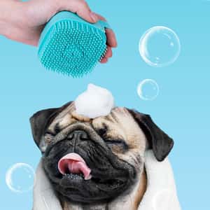 HelloDOG 清潔用具嚴選 狗狗貓咪按摩專用搓澡清潔神器 (隨機款) (圖片3)