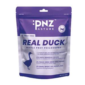 PNZ 狗零食推薦：PNZ 牧埸滋味 狗零食 凍乾鴨肉三文魚 200g (4322000)