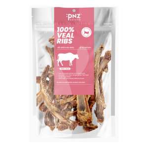 PNZ 狗零食推薦：PNZ 牧埸滋味 狗零食 風乾小牛肋骨 200g (2003011)