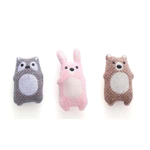 其他 貓玩具 HelloDOG 玩具嚴選 絨毛貓薄荷玩具 小兔小熊浣熊 1個 (隨機款)