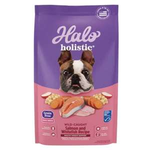 HALO 狗糧推薦：HALO 狗糧 小型犬成犬無穀糧 野生三文魚及白魚配方 10lb (37022) (新包裝)