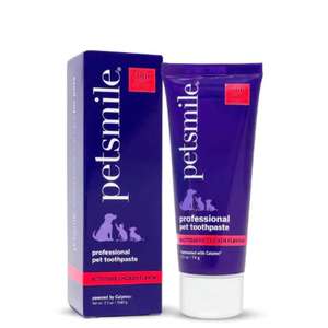 petsmile 貓犬用清潔美容用品推薦：petsmile 免刷專業寵物護理牙膏 烤雞肉味 2.5oz (PSU69022)
