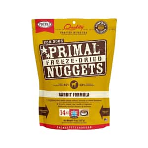 PRIMAL 狗糧 Primal 狗糧 脫水凍乾生肉主食糧 兔肉 14oz (CRF14FD)