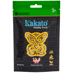貓零食 寵物零食推薦：Kakato 卡格 貓狗零食 凍乾純肉小食 雞+鴨肝 20g (SK0955EIN)