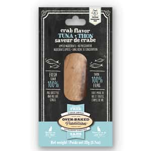 Oven Baked 貓零食 Oven Baked 貓零食 無穀物啖啖肉 蟹味吞拿魚片 20g