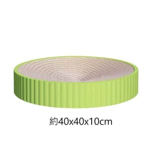 貓抓板 貓爬架 貓玩具 瓦楞紙貓抓板 玩具嚴選 時空羅盤貓窩 綠色 L碼