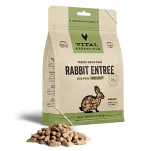 Vital Essentials 狗糧 VITAL ESSENTIALS 狗糧 凍乾脫水生肉糧 迷你肉粒 兔肉 25oz (680139)