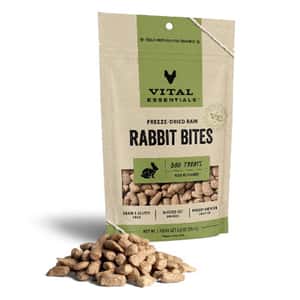 Vital Essentials 狗零食 VITAL ESSENTIALS 凍乾狗小食 兔肉粒 2oz (684137)