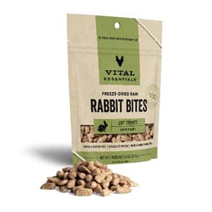 Vital Essentials 貓零食 VITAL ESSENTIALS 凍乾貓零食 兔肉粒 0.9oz (694068)