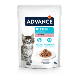 ADVANCE 貓罐頭 ADVANCE 貓濕糧 日常護理 幼貓配方 火雞 85g (964527)