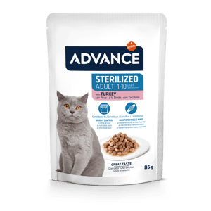 ADVANCE 貓罐頭 ADVANCE 貓濕糧 日常護理 成貓配方 火雞 85g (964529)