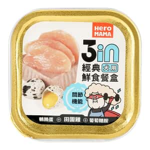 HEROMAMA 狗罐頭 HeroMama 狗濕糧 犬餐盒 田園雞 80g FC310