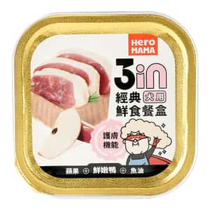 HEROMAMA 狗罐頭 HeroMama 狗濕糧 犬餐盒 鮮嫩鴨 80g FC311