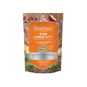 Instinct 本能 貓糧 貓乾糧推薦：Instinct 貓糧 本能 貓糧 無穀物凍乾成貓生肉主食糧 兔肉 9.5oz (621522)