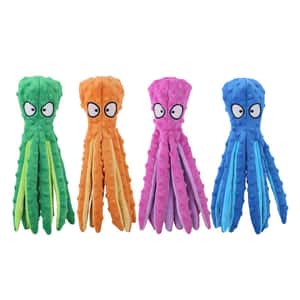 HelloDOG 狗玩具 HelloDOG 玩具嚴選 外星八爪魚 1件 (隨機顏色)