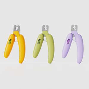 皮膚毛髮護理 清潔美容用品 貓狗安全指甲鉗 寵物指甲剪 香蕉造型 (顏色隨機)