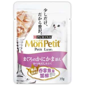MonPetit 貓罐頭 MonPetit 貓濕糧 Luxe 極尚料理包系列 吞拿魚及蟹柳 35g (12590254)