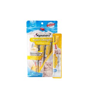 其他 貓零食 Signature7 營養肉泥唧唧醬 星期一 三文魚+吞拿魚+蓮子 一包唧唧醬: 4 X 15G (S7-081832)