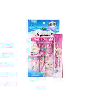 其他 貓零食 Signature7 營養肉泥唧唧醬 星期二 白肉吞拿魚+藜麥 一包唧唧醬: 4 X 15G (S7-081849)