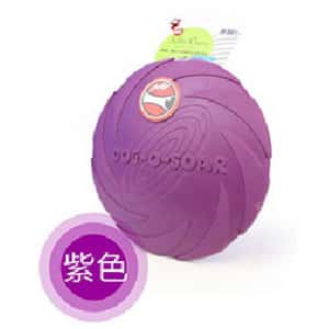 狗玩具 Aduck 手拋型橡膠飛盤狗狗訓練玩具 (紫)