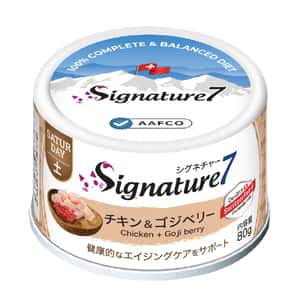 Signature7 貓罐頭 Signature7 貓罐頭 營養肉醬罐罐 增強體力+抗衰老 雞肉+枸杞 80g (S7-285627) (星期六)