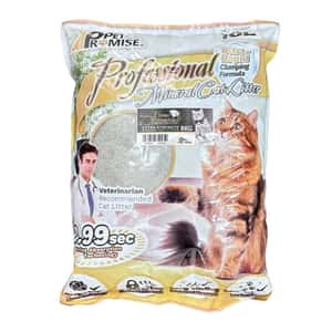 礦物貓砂 Pet Promise毛孩承諾 高級 礦物貓砂 黑鑽 雙重除臭鎖水配方 無味 10L - 推介試用價