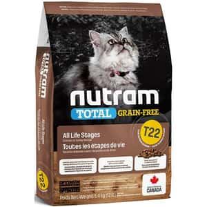 Nutram 紐頓 貓糧 nutram紐頓 無薯無穀糧全貓糧 雞及火雞 Turkey & Chicken T22 2kg (NT-T22-2K)