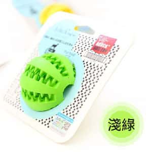 狗玩具 Aduck 橡膠食物誘導彈力球狗狗訓練玩具 (綠)