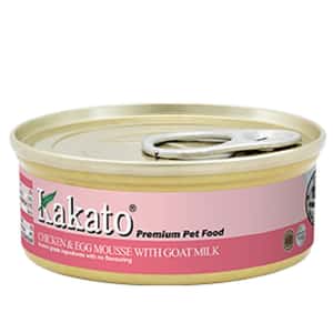 Kakato 貓罐頭 Kakato 罐頭 貓狗罐頭 雞肉+蛋+羊奶慕絲 40g (貓狗共用) (603)
