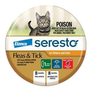更多其他寵物用品品牌 貓咪保健用品推薦：Bayer Seresto Kittens and Cat Collar (澳版)