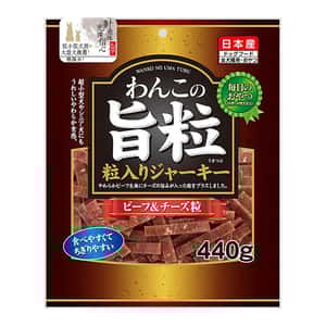 QPET 狗零食 日本Q-Pet 狗小食 旨粒 牛肉+芝士粒 440g (KQ845)