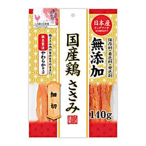 Q-PET 狗零食推薦：日本Q-Pet 狗小食 軟雞肉切絲 140g (KQ892)