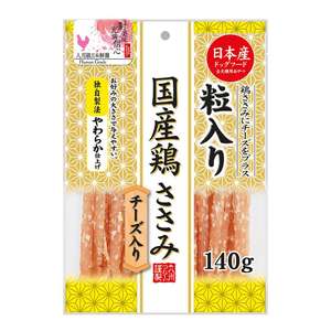 Q-PET 狗零食推薦：日本Q-Pet 狗小食 雞肉切絲+芝士 140g (KQ004)