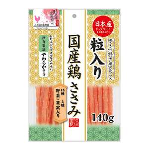 Q-PET 狗零食推薦：日本Q-Pet 狗小食 雞肉切絲+15種野菜+3種果實 140g (KQ005)