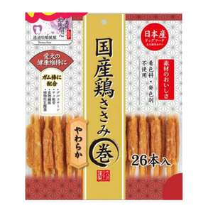 Q-PET 狗零食推薦：日本Q-Pet 狗小食 愛情餐廳 雞肉骨膠元棒 26本 (KQ906)