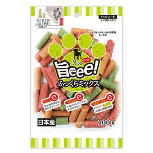 Q-PET 狗零食推薦：日本Q-Pet 狗小食 旨味 雜菜+肉切條 100g (KQ052)