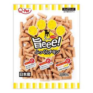 Q-PET 狗零食推薦：日本Q-Pet 狗小食 旨味 雞肉切條 300g (KQ051)