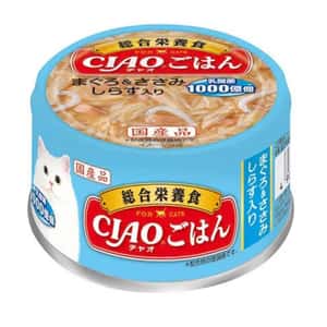 CIAO 貓罐頭 CIAO 貓罐頭 吞拿魚+雞肉 白飯魚味 (A-253)