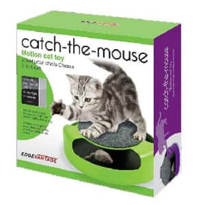 其他 貓玩具 catch-the-mouse/FinePet 益智貓咪遊樂盤 無影鼠毛絨貓轉盤 (綠)