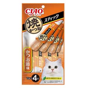 CIAO 貓零食 貓零食 CIAO 貓零食 果凍片 燒鰹魚 鰹魚節味 15g×4 (TSC-141)