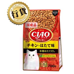CIAO 貓糧 CIAO 貓糧 脆脆糧 雞肉+帶子味 700g (P-453)