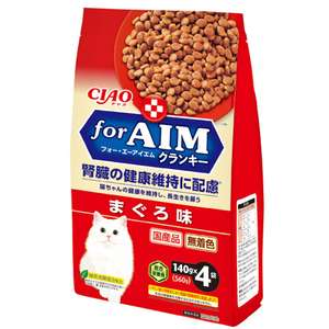 CIAO 貓糧 貓乾糧推薦：CIAO 貓糧 AIM夾心乾糧 吞拿魚味 140g×4 (CA-51)