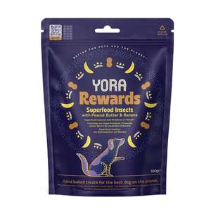 YORA 狗零食推薦：YORA 夢想家營養犬小食 花生醬配香蕉 100g (IRPB)